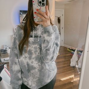 Trendy tie dye daydreamer unisex hoodie